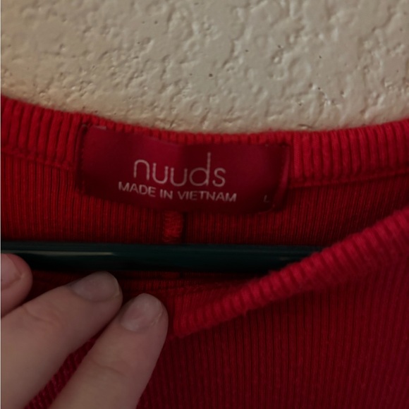 Nuuds Cherry Slinky Rib - Picture 2 of 3